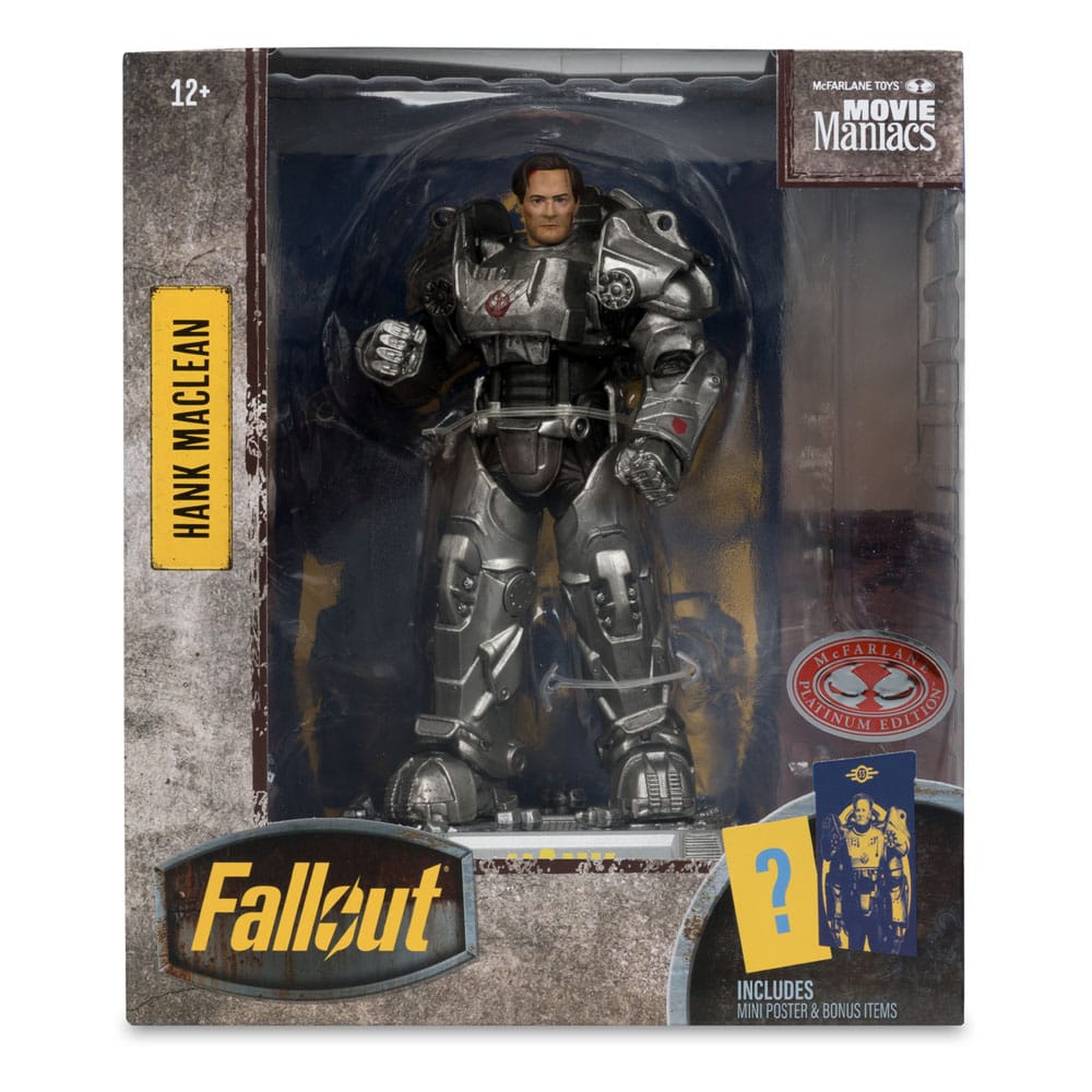 Fallout Movie Maniacs Actionfigur Hank Maclean (Season 2) (Red Platinum Edition) 17 cm Image 8