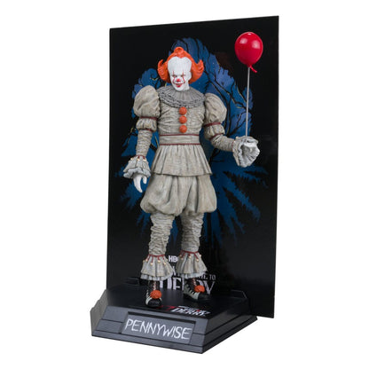 It: Welcome to Derry Movie Maniacs PVC Statue Pennywise (Gold Label) 16 cm Image 1