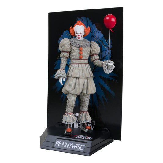 It: Welcome to Derry Movie Maniacs PVC Statue Pennywise (Gold Label) 16 cm Image 1