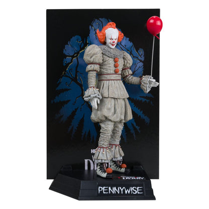 It: Welcome to Derry Movie Maniacs PVC Statue Pennywise (Gold Label) 16 cm Image 3
