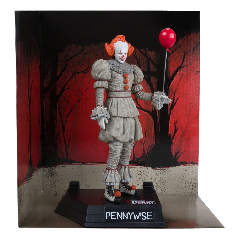 It: Welcome to Derry Movie Maniacs PVC Statue Pennywise (Gold Label) 16 cm Image 5