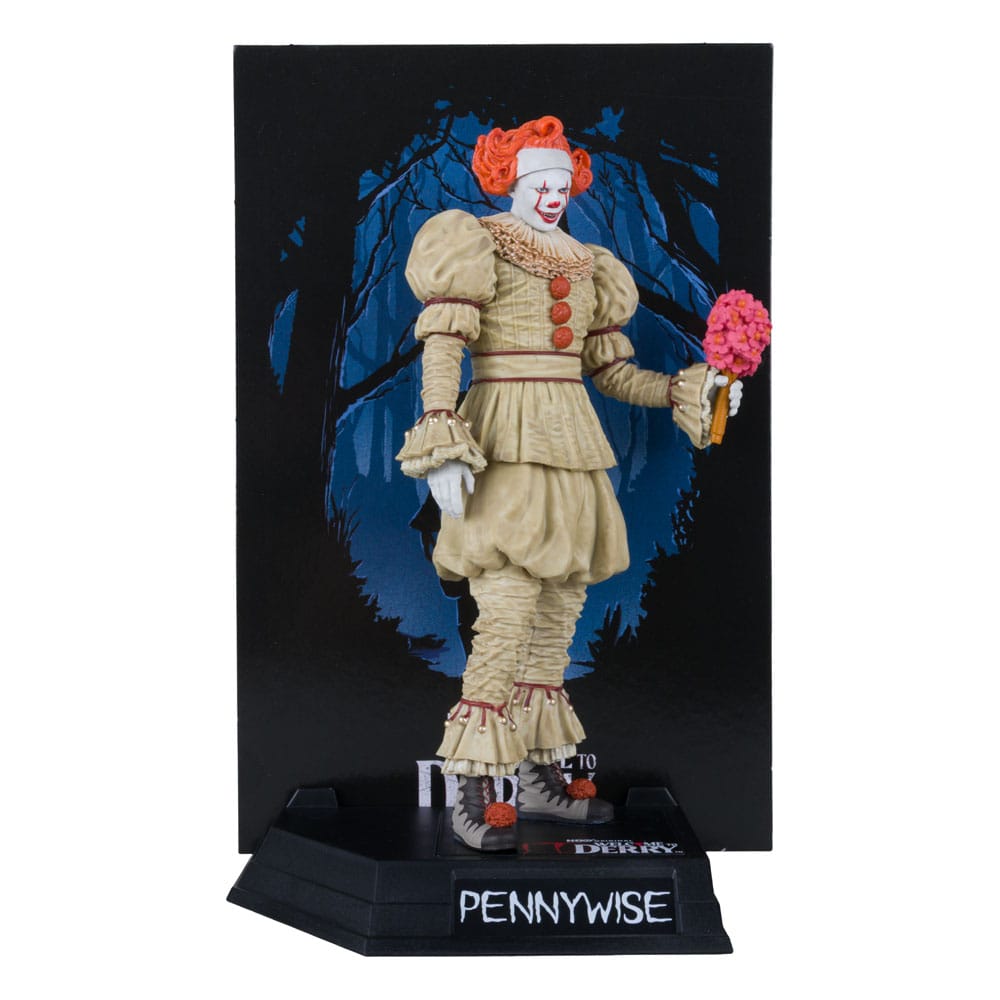 It: Welcome to Derry Movie Maniacs PVC Statue Pennywise (Flashback) (Gold Label) 16 cm Image 3
