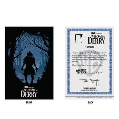 It: Welcome to Derry Movie Maniacs PVC Statue Pennywise (Flashback) (Gold Label) 16 cm Image 10