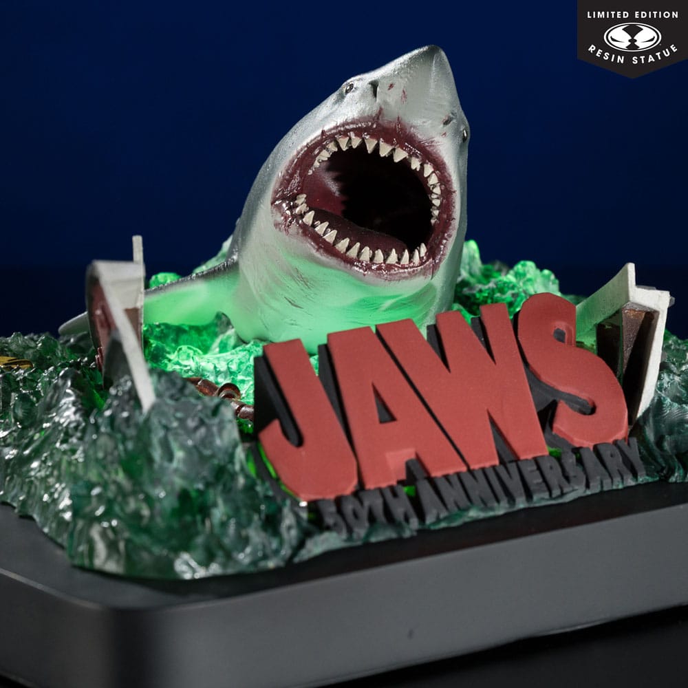 Der weiße Hai 1/48 Polyresin Statue Jaws (50th Anniversary) 25 cm Image 3