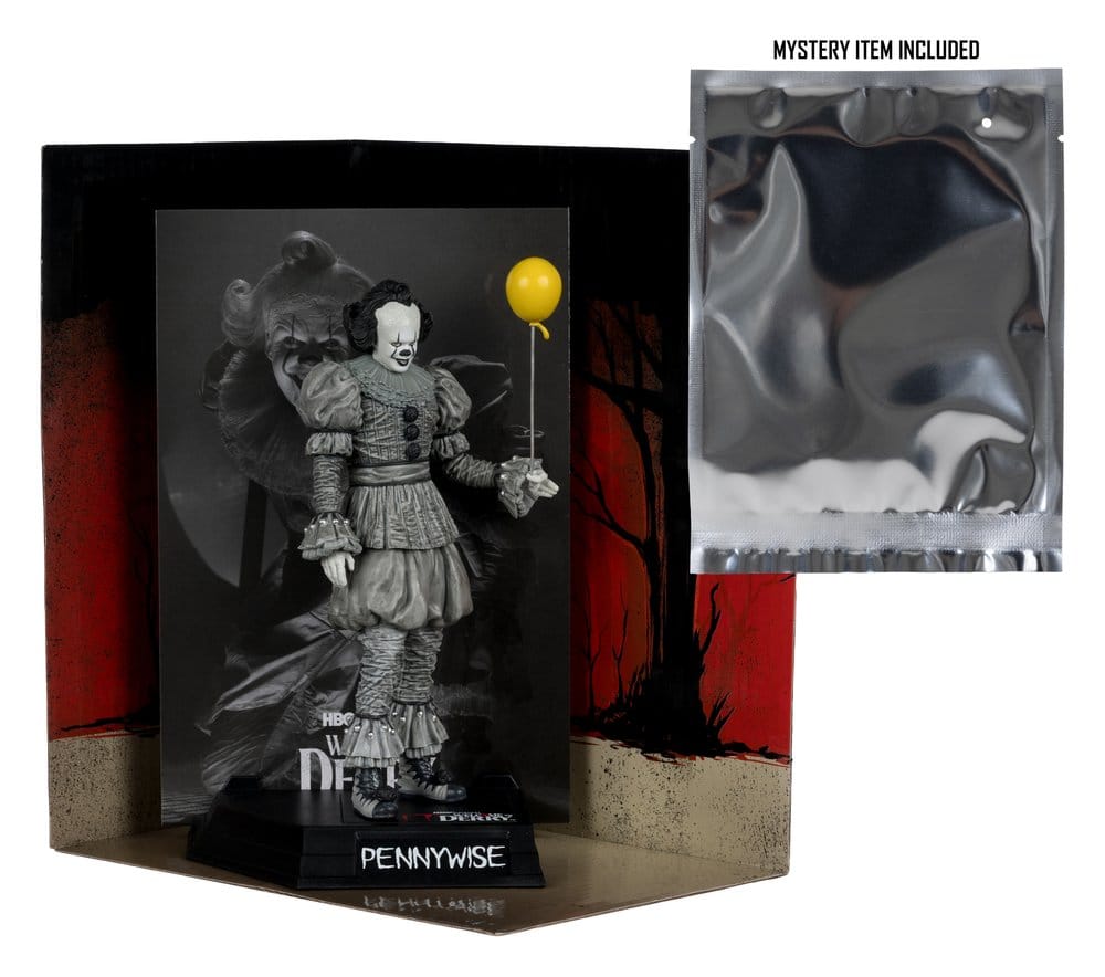 Es Welcome to Derry Movie Maniacs Figur Pennywise (Black &amp; White) 16 cm Image 4