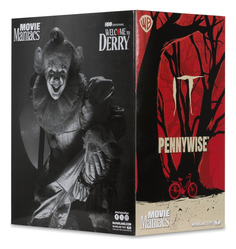 Es Welcome to Derry Movie Maniacs Figur Pennywise (Black &amp; White) 16 cm Image 8