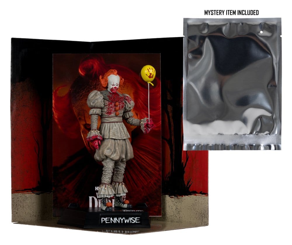Es Welcome to Derry Movie Maniacs Figur Pennywise (Bloody) 16 cm Image 4