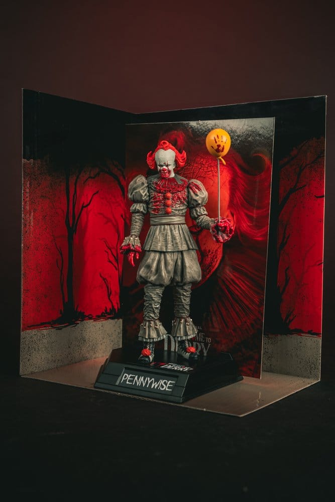 Es Welcome to Derry Movie Maniacs Figur Pennywise (Bloody) 16 cm Image 10