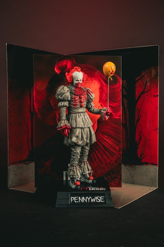 Es Welcome to Derry Movie Maniacs Figur Pennywise (Bloody) 16 cm Image 11