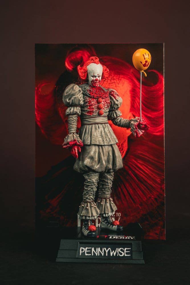 Es Welcome to Derry Movie Maniacs Figur Pennywise (Bloody) 16 cm Image 12