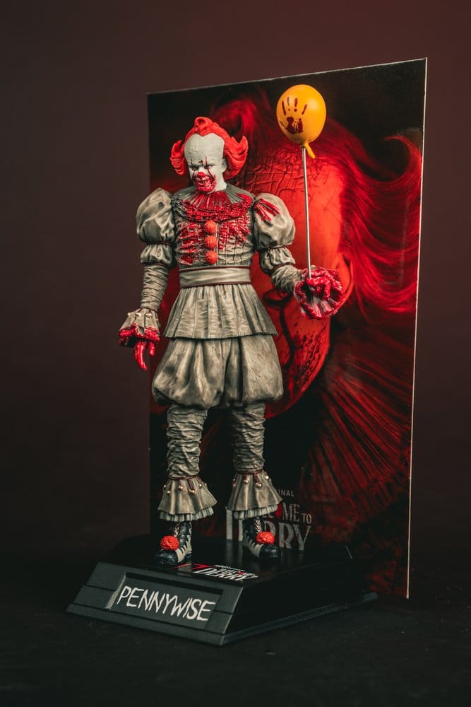 Es Welcome to Derry Movie Maniacs Figur Pennywise (Bloody) 16 cm Image 14