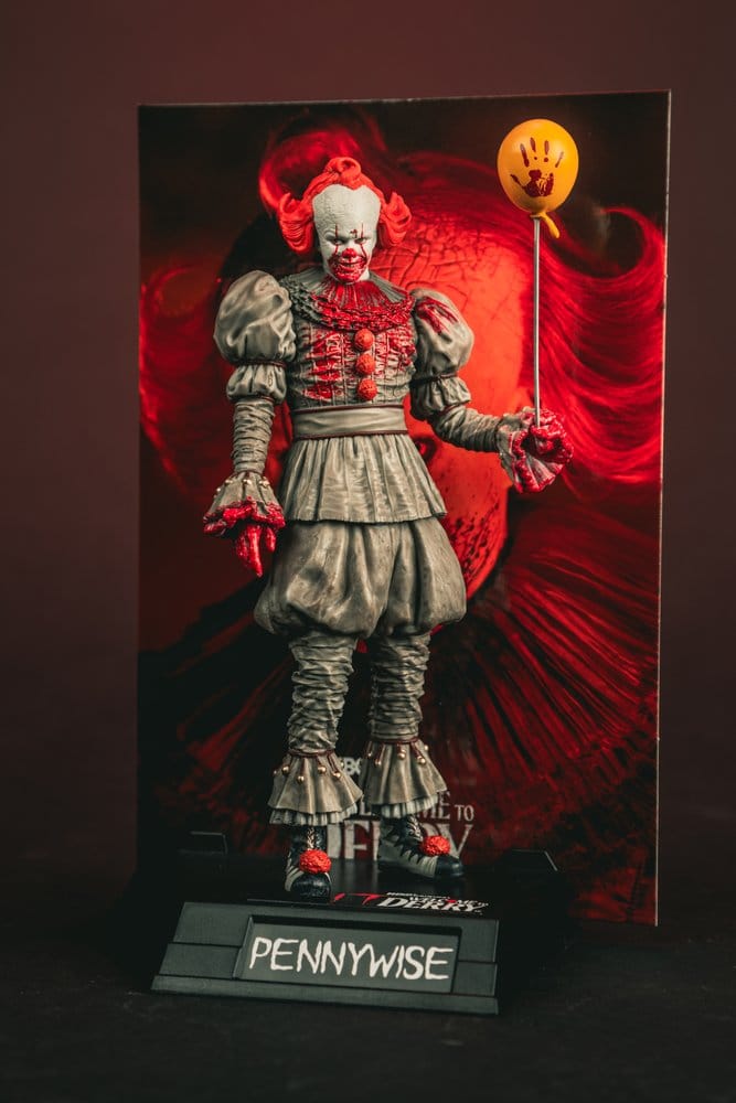Es Welcome to Derry Movie Maniacs Figur Pennywise (Bloody) 16 cm Image 16