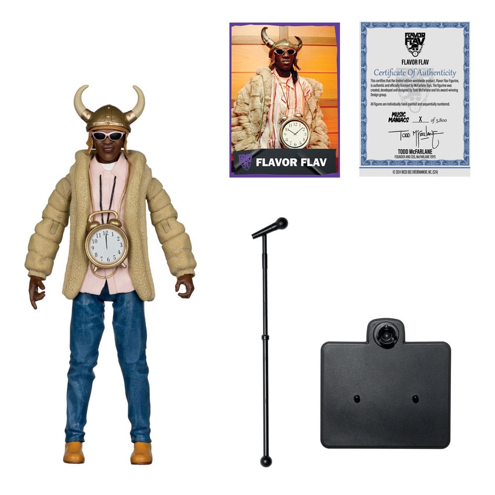 Music Maniacs Hip Hop Actionfigur Flavor Flav 16 cm Image 2