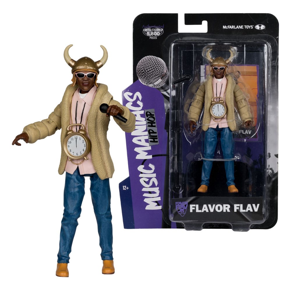 Music Maniacs Hip Hop Actionfigur Flavor Flav 16 cm Image 4