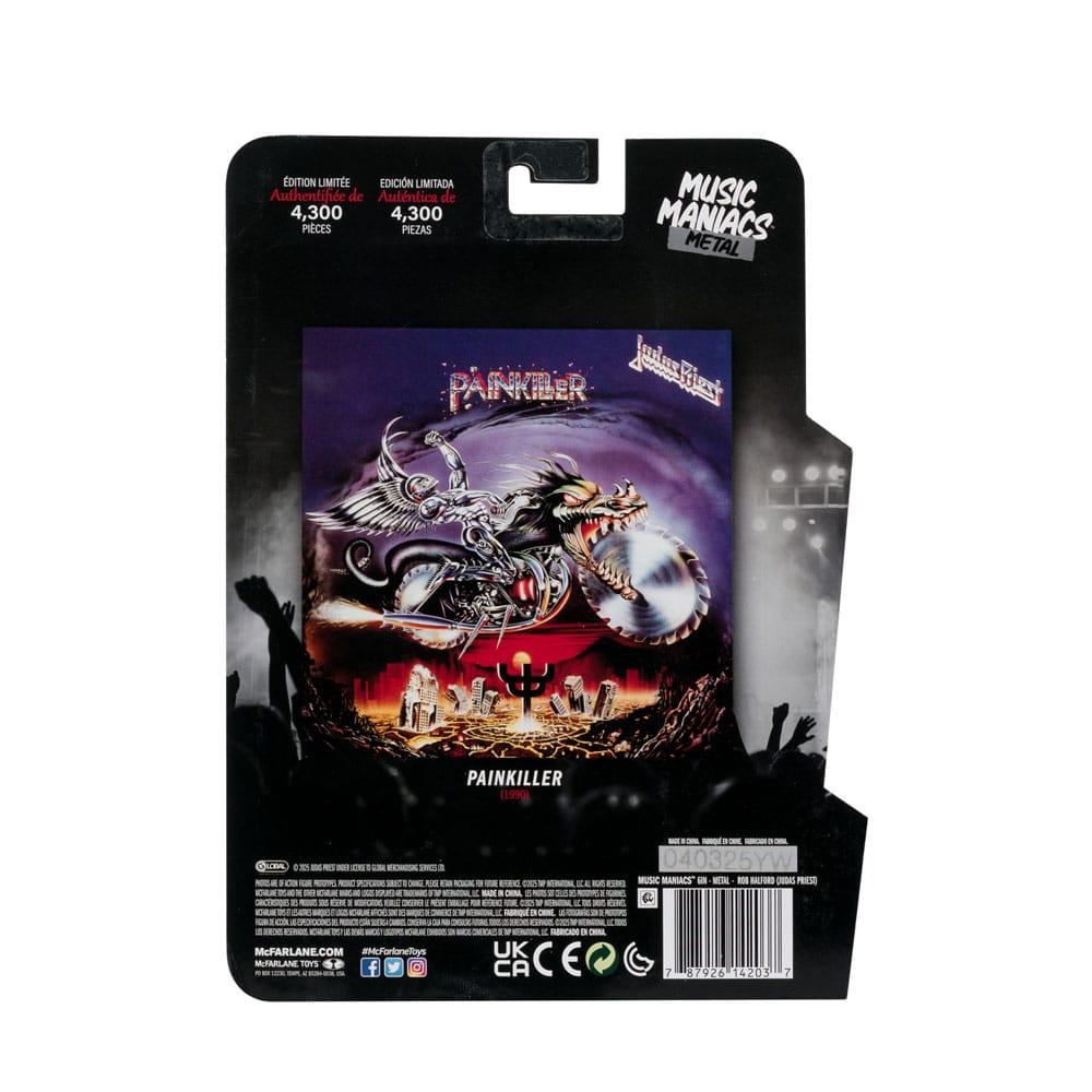 Judas Priest Music Maniacs Heavy Metal Actionfigur Rob Halford 15 cm Image 8