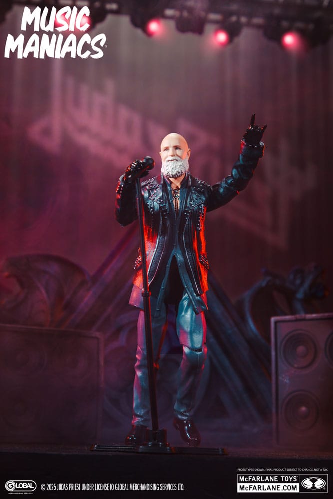 Judas Priest Music Maniacs Heavy Metal Actionfigur Rob Halford 15 cm Image 11