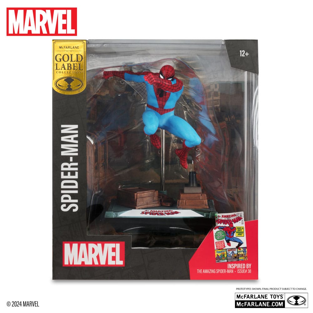 Marvel Collection PVC Statue 1/10 Spider-Man (The Amazing Spider-Man #38) (Gold Label) 15 cm Image 6