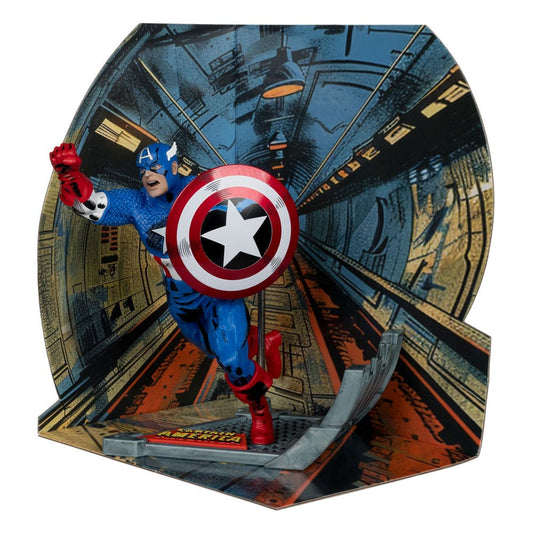 Marvel Collection PVC Statue 1/10 Captain America (Captain America #100) 12 cm Image 1