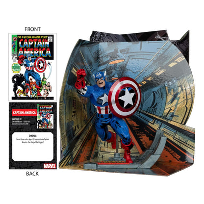 Marvel Collection PVC Statue 1/10 Captain America (Captain America #100) 12 cm Image 3