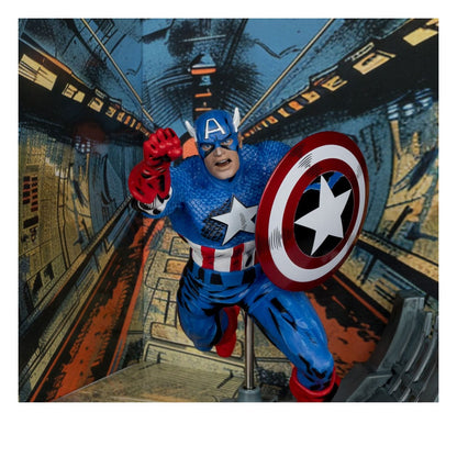 Marvel Collection PVC Statue 1/10 Captain America (Captain America #100) 12 cm Image 4