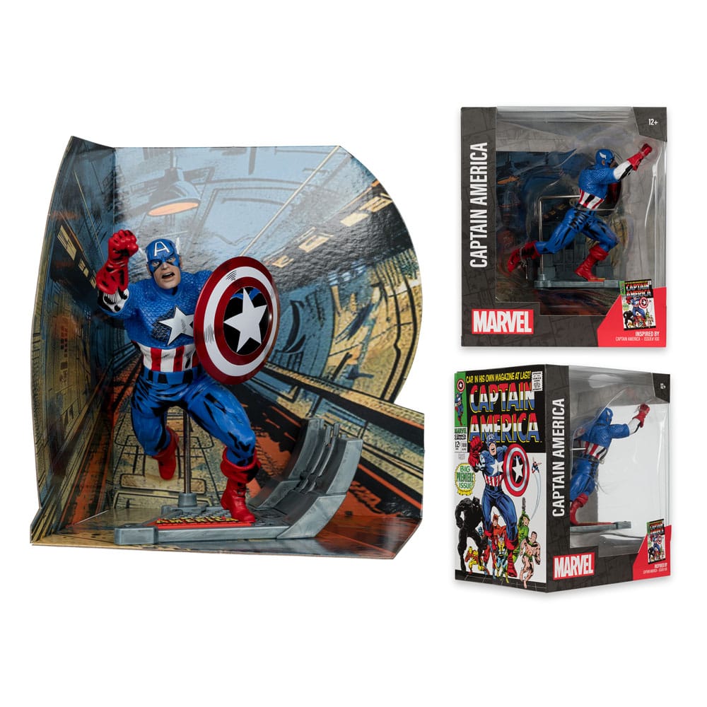 Marvel Collection PVC Statue 1/10 Captain America (Captain America #100) 12 cm Image 5