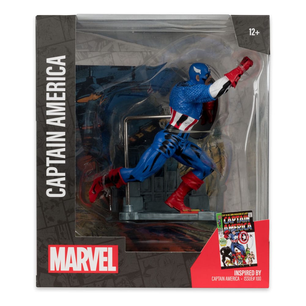 Marvel Collection PVC Statue 1/10 Captain America (Captain America #100) 12 cm Image 6