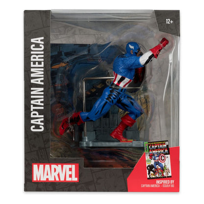 Marvel Collection PVC Statue 1/10 Captain America (Captain America #100) 12 cm Image 6