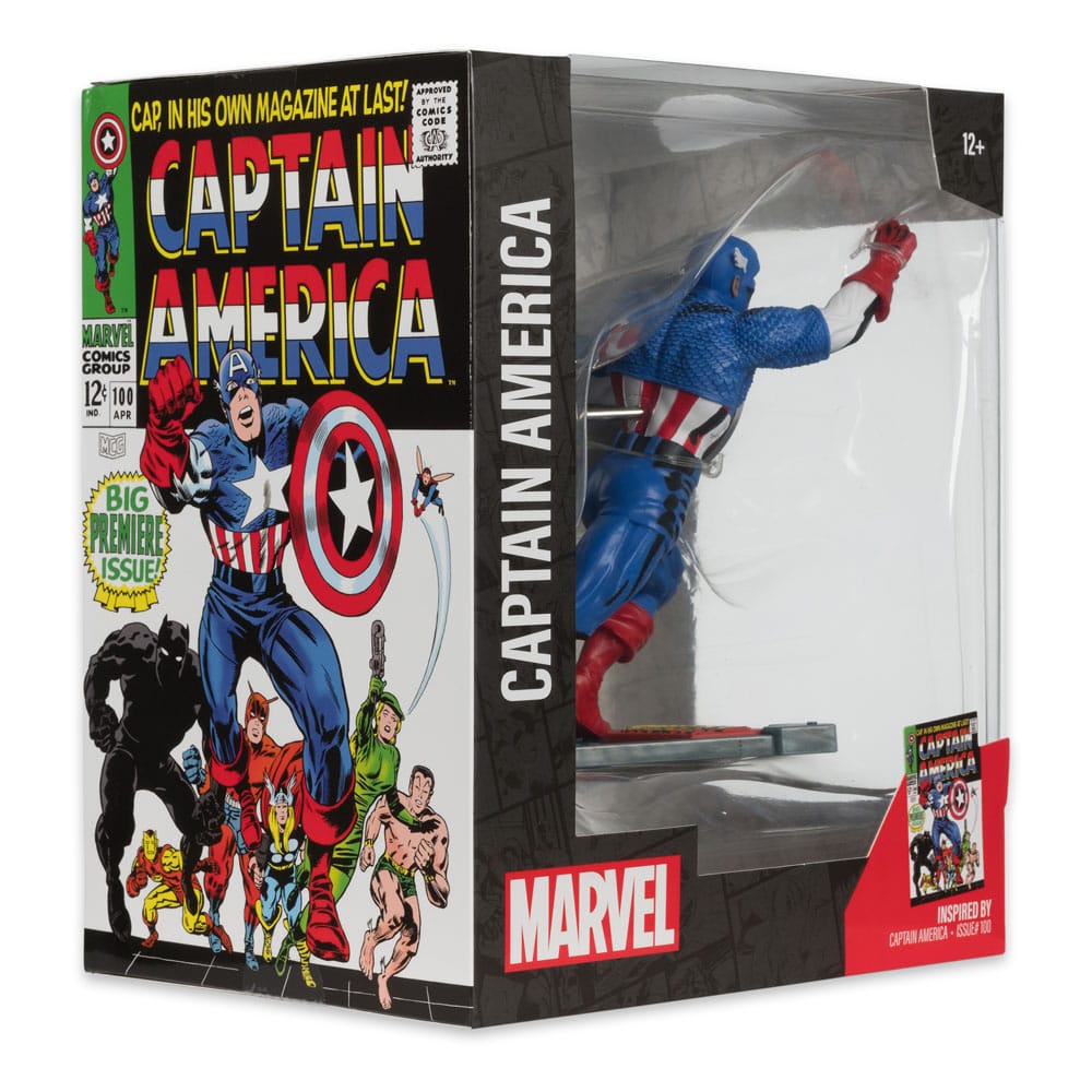 Marvel Collection PVC Statue 1/10 Captain America (Captain America #100) 12 cm Image 7