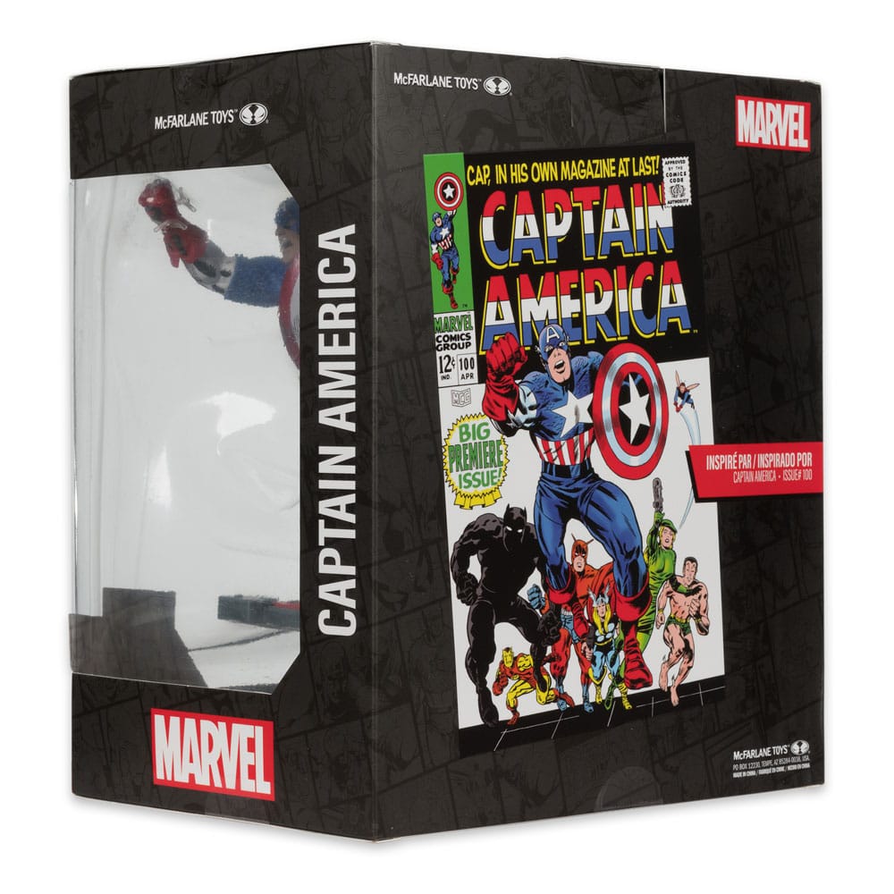 Marvel Collection PVC Statue 1/10 Captain America (Captain America #100) 12 cm Image 8