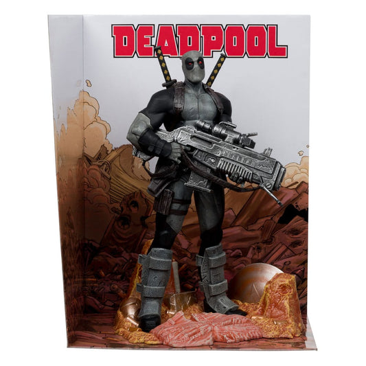 Marvel Collection PVC Statue 1/6 Deadpool (Deadpool #1)(Grey Suit Chase) 27 cm Image 1