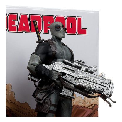 Marvel Collection PVC Statue 1/6 Deadpool (Deadpool #1)(Grey Suit Chase) 27 cm Image 4