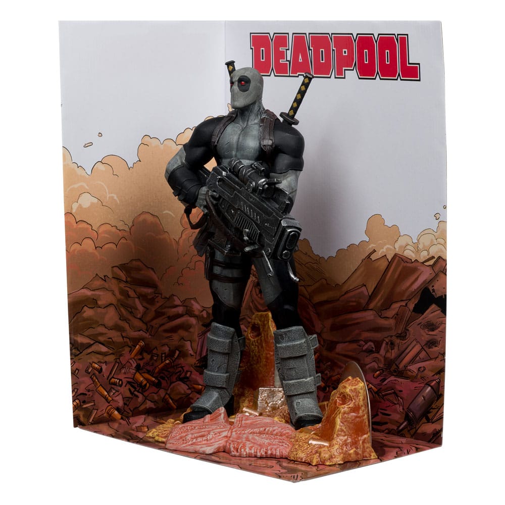 Marvel Collection PVC Statue 1/6 Deadpool (Deadpool #1)(Grey Suit Chase) 27 cm Image 6