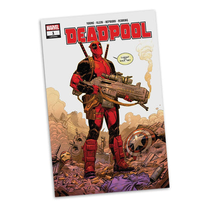 Marvel Collection PVC Statue 1/6 Deadpool (Deadpool #1)(Grey Suit Chase) 27 cm Image 7