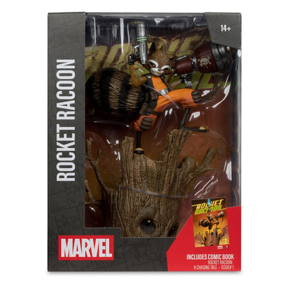 Marvel Collection PVC Statue 1/6 Rocket Racoon (Rocket Racoon: A Chasing Tale #1) 18 cm Image 8
