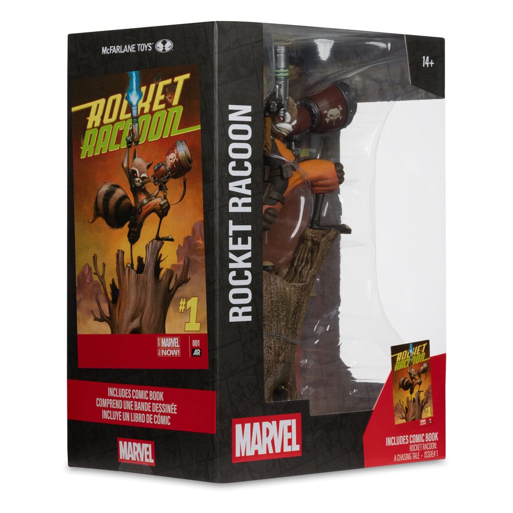 Marvel Collection PVC Statue 1/6 Rocket Racoon (Rocket Racoon: A Chasing Tale #1) 18 cm Image 9