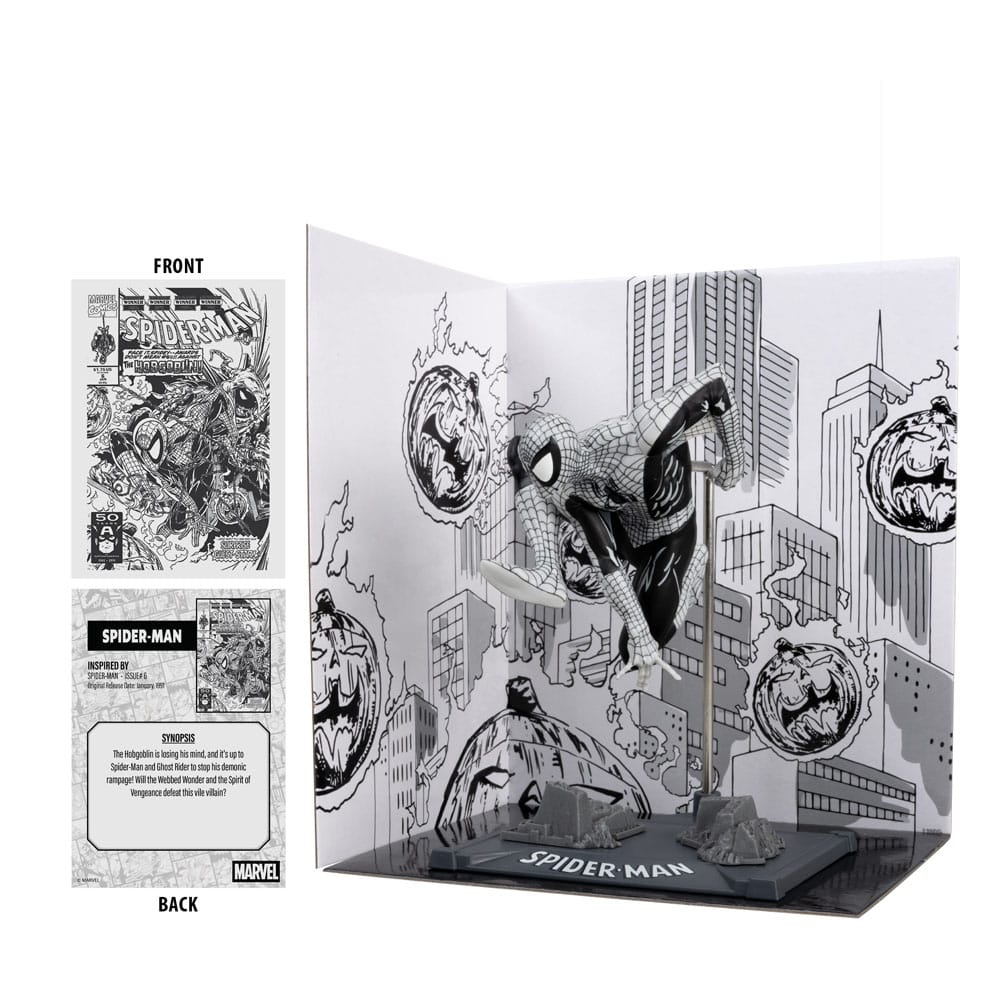 Marvel Collection PVC Statue 1/10 Spider-Man (Spider-Man #6)(Line Art)(Gold Label) 10 cm Image 3