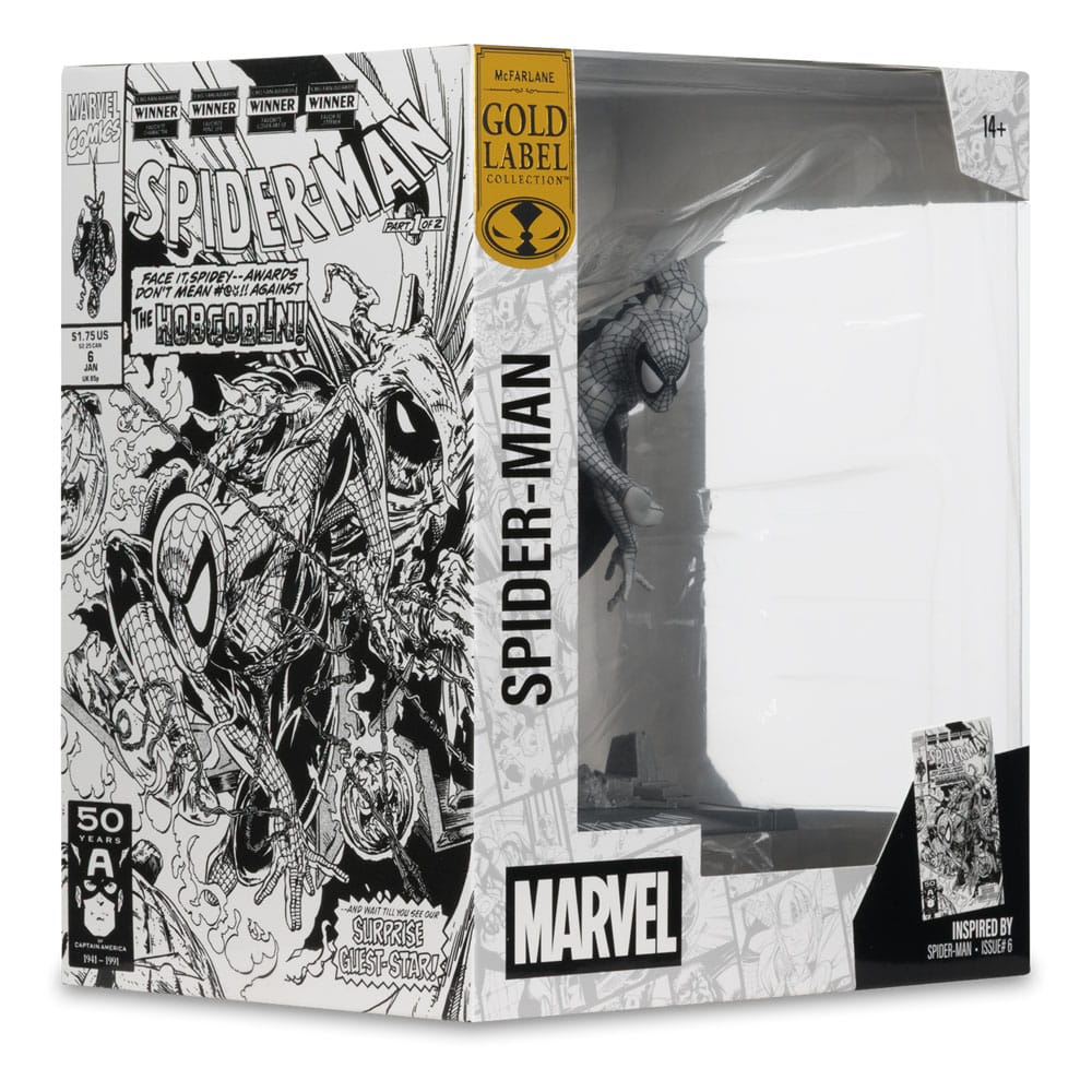 Marvel Collection PVC Statue 1/10 Spider-Man (Spider-Man #6)(Line Art)(Gold Label) 10 cm Image 7