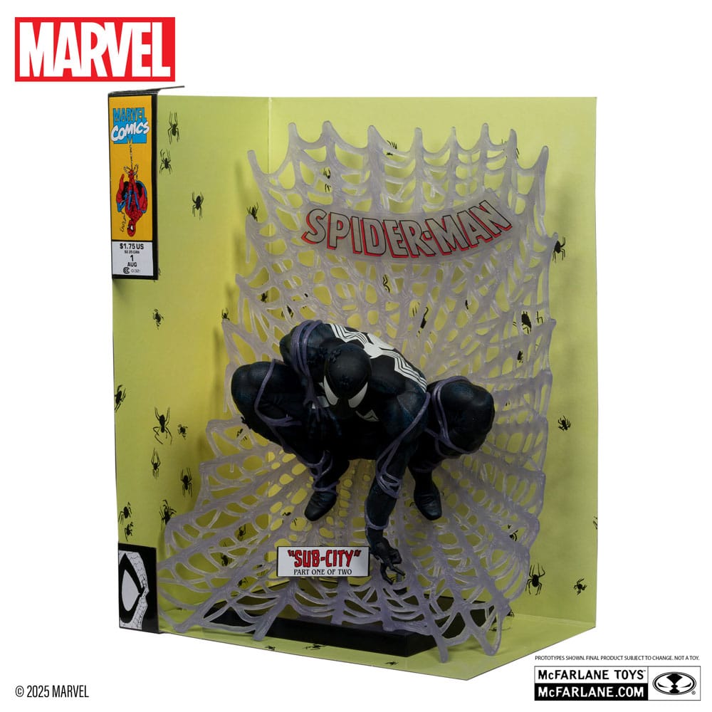 Marvel Collection PVC Statue 1/6 Spider-Man (Spider-Man #1)(Black Suit)(Chase) 15 cm Image 3