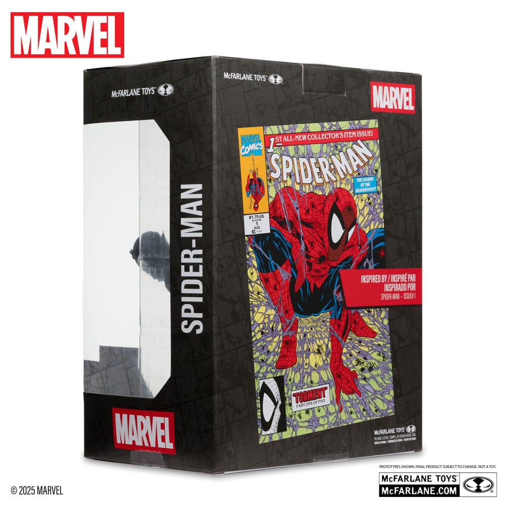 Marvel Collection PVC Statue 1/6 Spider-Man (Spider-Man #1)(Black Suit)(Chase) 15 cm Image 4
