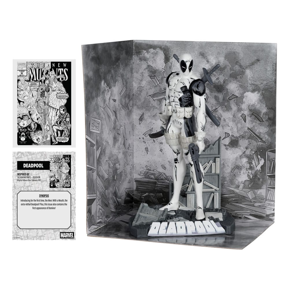 Marvel Collection PVC Statue 1/10 Deadpool (The New Mutants #98) (Line Art) (Gold Label) 17 cm Image 3