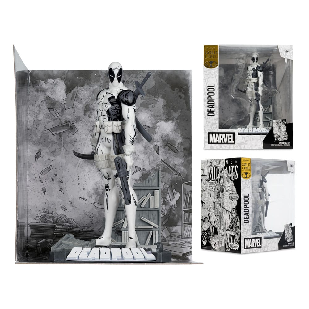 Marvel Collection PVC Statue 1/10 Deadpool (The New Mutants #98) (Line Art) (Gold Label) 17 cm Image 5