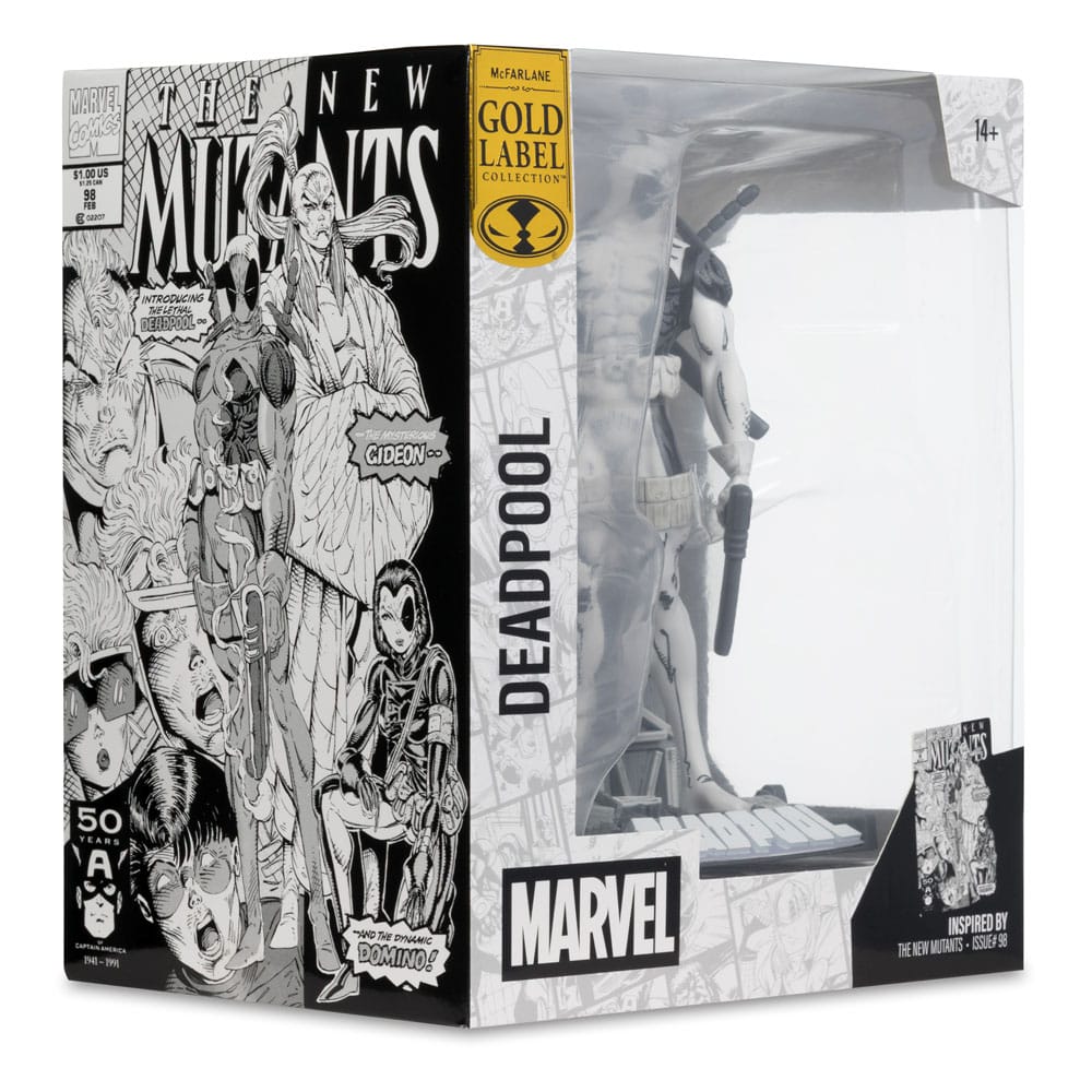 Marvel Collection PVC Statue 1/10 Deadpool (The New Mutants #98) (Line Art) (Gold Label) 17 cm Image 9