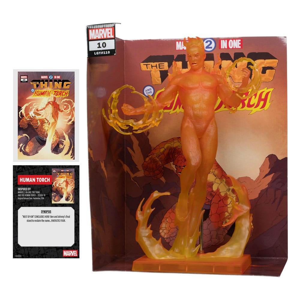 Marvel Collection PVC Statue 1/6 Human Torch (Marvel 2 in 1 #10) 29 cm Image 3