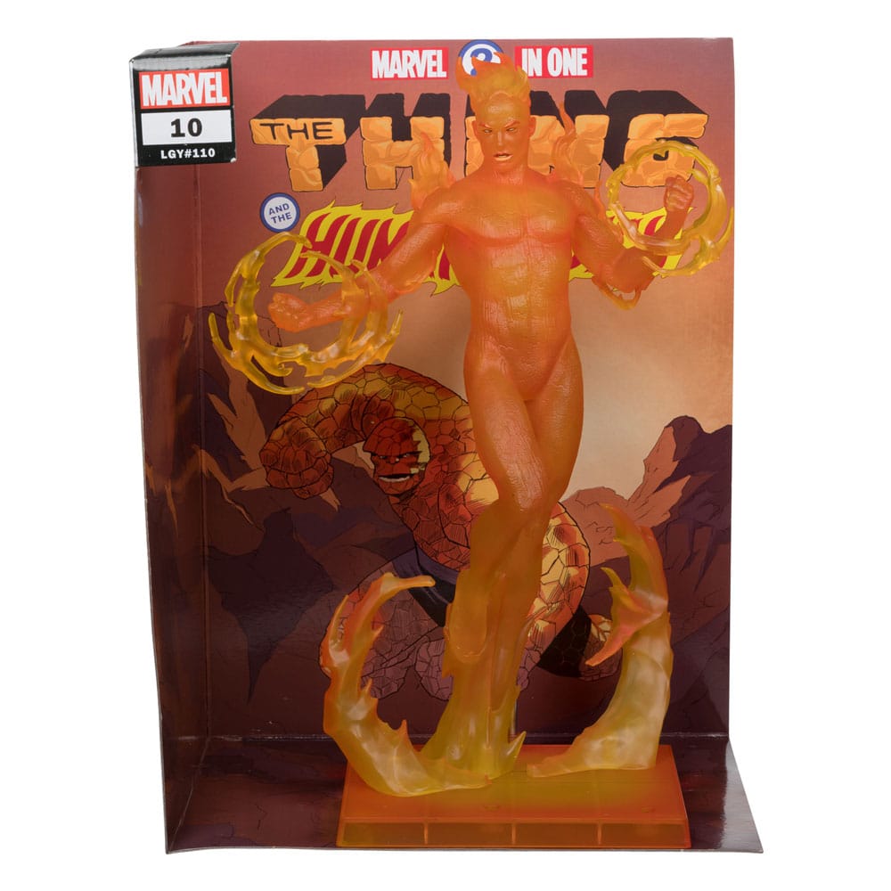 Marvel Collection PVC Statue 1/6 Human Torch (Marvel 2 in 1 #10) 29 cm Image 1