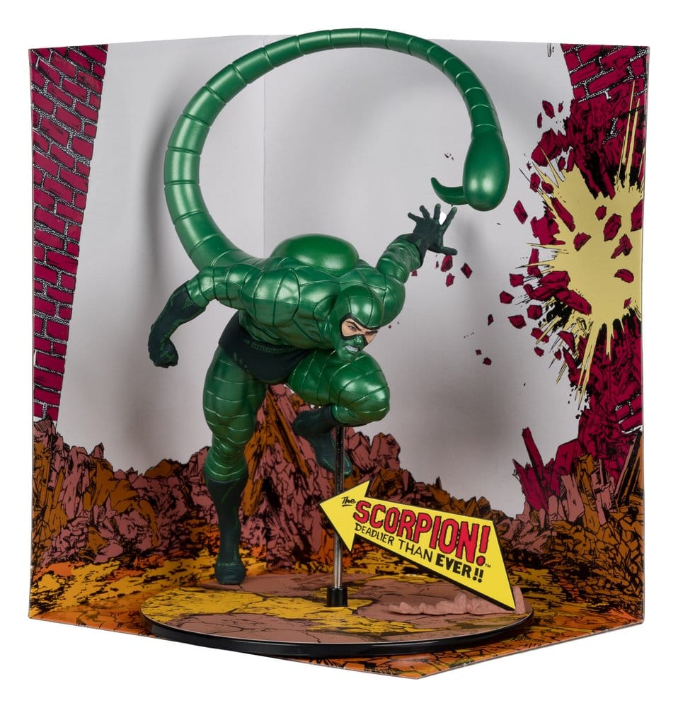 Marvel PVC Statue !/10 Scorpion (Metallic) (The Amazing Spider-Man #318) (Gold Label) 18 cm Image 2