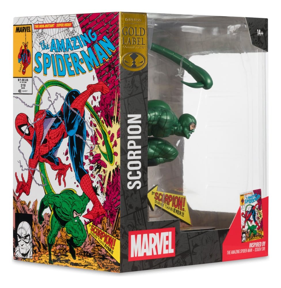Marvel PVC Statue !/10 Scorpion (Metallic) (The Amazing Spider-Man #318) (Gold Label) 18 cm Image 8