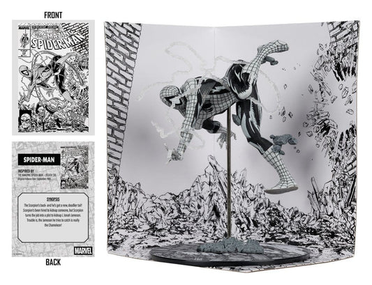 Marvel PVC Statue !/10 Spider-Man (Line Art) (The Amazing Spider-Man #318) (Gold Label) 17 cm Image 2