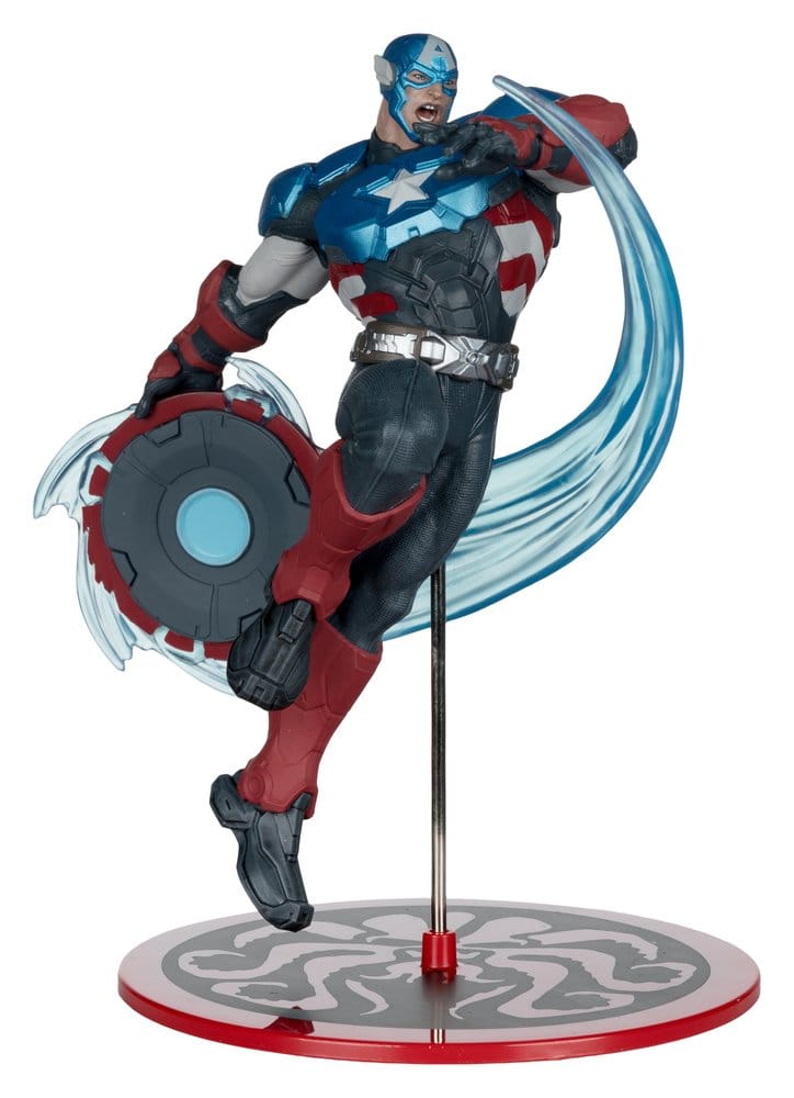 Marvel Rivals Collection 1/10 Actionfigur Captain America 20 cm Image 1