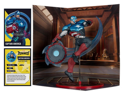 Marvel Rivals Collection 1/10 Actionfigur Captain America 20 cm Image 3