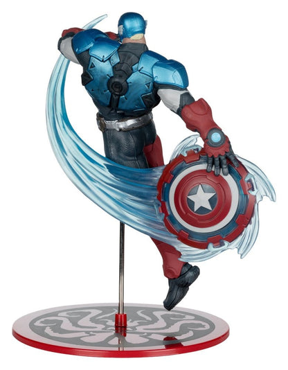 Marvel Rivals Collection 1/10 Actionfigur Captain America 20 cm Image 6